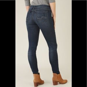 Aiko Super Skinny Silver Jeans